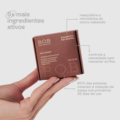 Shampoo Anticaspa em Barra