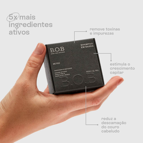 Shampoo em Barra Detox