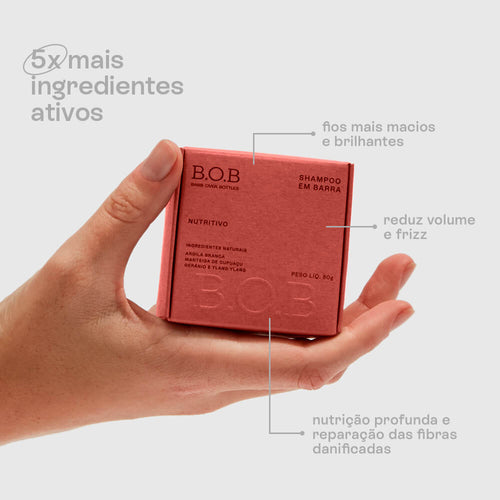 Shampoo em Barra Nutritivo