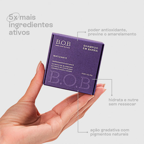 Shampoo em Barra Matizante