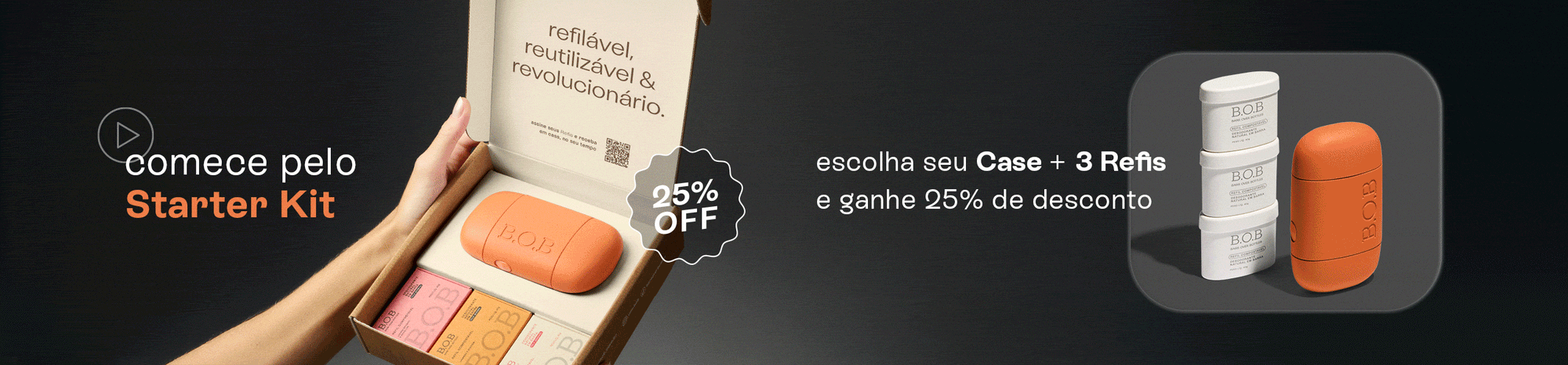 Shampoo B.O.B em promoção por R$39,50 com brinde exclusivo
