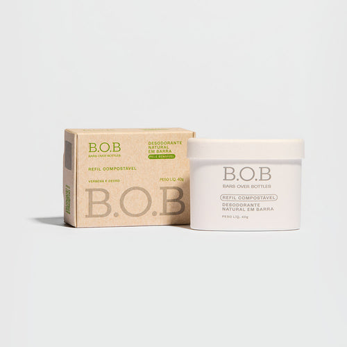 Desodorante Refil Verbena, Cedro e Carvão Pele Sensível