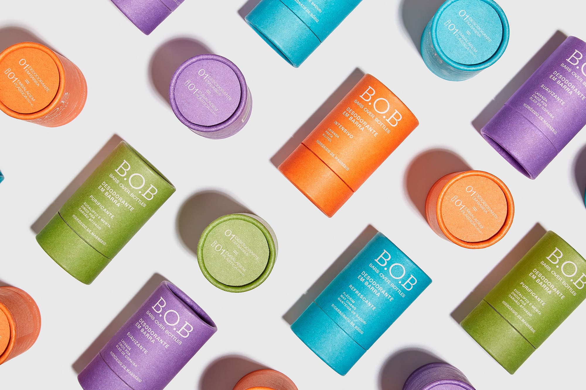 Coleção Desodorante Natural em Barra e Sem alumínio