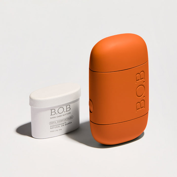 Case Desodorante Refil Laranja + (1) Refil brinde
