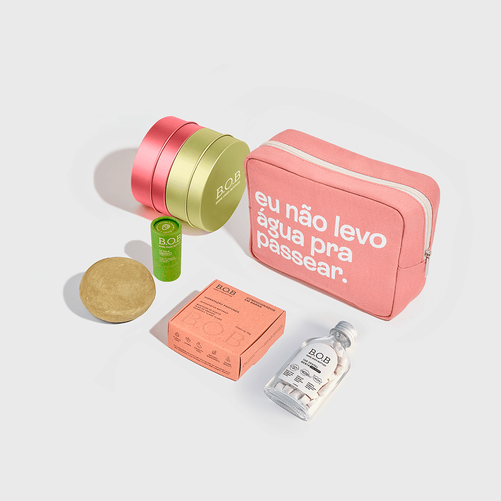 alo discovery kit アメニティ トラベル Kit Viagem: shampoo, condicionador, tab dental e mais | B.O.B